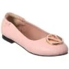 By Mario Valentino Calliope Leather Flat Women