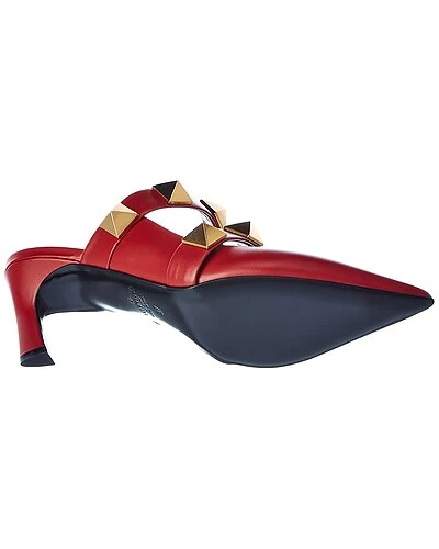 Valentino Roman Stud 65 Leather Mule Women 6 Valentino Roman Stud 65 Leather Mule Women - Image 4