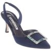 Manolo Blahnik Ysli 70 Silk Slingback Pump Women -Women's Fashion General Store 1313071017 RLLD 1