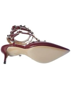 Valentino Rockstud Caged 65 Grainy Leather Ankle Strap Pump Women -Women's Fashion General Store 1313103464 RLLD 4