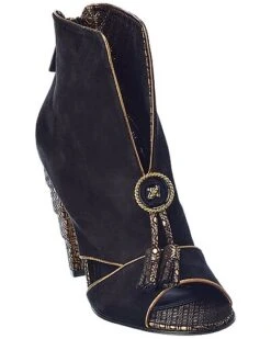 Salvatore Ferragamo Agatha Suede Bootie Women