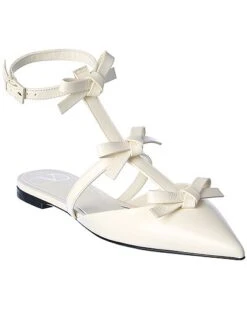 Valentino French Bows Leather Flat Women
