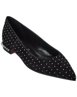 Christian Louboutin Free Hall Plume Suede Flat Women