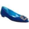 Manolo Blahnik Hangisi Velvet Flat Women -Women's Fashion General Store 1313262228 RLLD 1