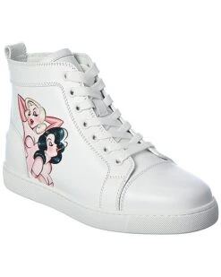 Christian Louboutin Pin Up Donna Leather Sneaker Women