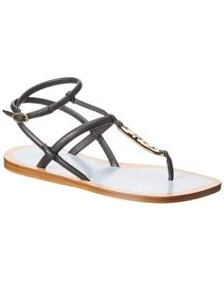 FENDI O'Lock Leather Sandal Women