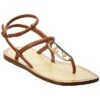 FENDI O'Lock Leather Sandal Women