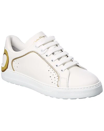 Salvatore Ferragamo Manhattan Leather Sneaker Women 3 Salvatore Ferragamo Manhattan Leather Sneaker Women