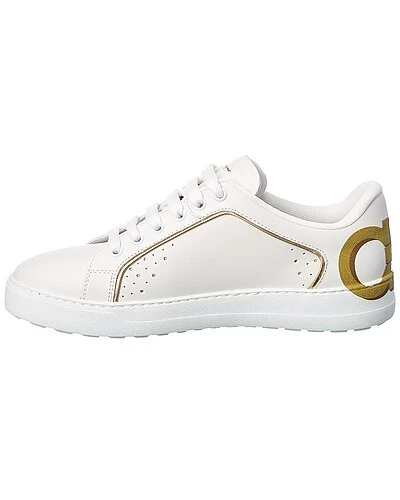 Salvatore Ferragamo Manhattan Leather Sneaker Women 4 Salvatore Ferragamo Manhattan Leather Sneaker Women - Image 2