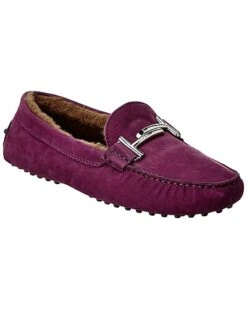 Tod's Double T Suede Loafer Women