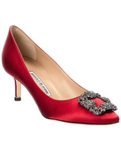 Manolo Blahnik Hangisi 50 Satin Pump Women