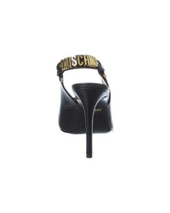MOSCHINO Logo Leather Slingback Pump Women -Women's Fashion General Store 1313420990 RLLD 3
