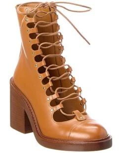Chloé May Leather Bootie Women