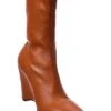 JW Anderson Leather Wedge Bootie Women