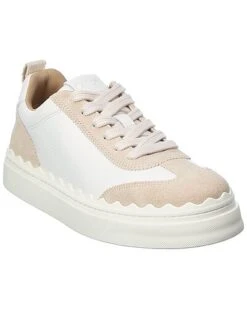 Chloé Lauren Leather & Suede Sneaker Women