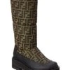 FENDI Signature Leather-Trim Boot Women -Women's Fashion General Store 1313539263 RLLD 1