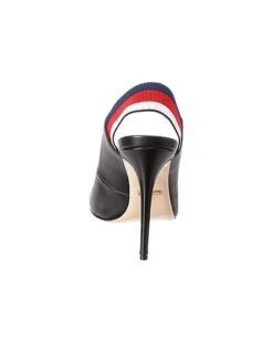 Gucci Sylvie Web & Leather Slingback Pump Women -Women's Fashion General Store 1313589322 RLLD 3