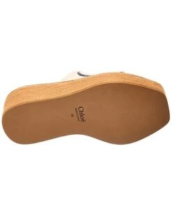 Chloé Woody Canvas Wedge Sandal Women 10 Chloé Woody Canvas Wedge Sandal Women -Women's Fashion General Store 1313668750 RLLD 4