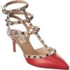 Valentino Rockstud Caged 65 Leather Ankle Strap Pump Women -Women's Fashion General Store 1313934168 RLLD 1