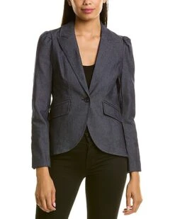 Puff Sleeve Blazer Women