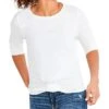 Missy Knot Front T-Shirt Women -Women's Fashion General Store 1411039875 RLLD 1