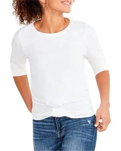 Missy Knot Front T-Shirt Women