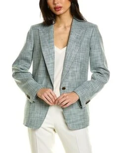 Piana Carter Wool & Silk-Blend Jacket Women