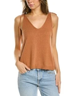 Splendid Adalynn Silk-Blend Sweater Tank Women