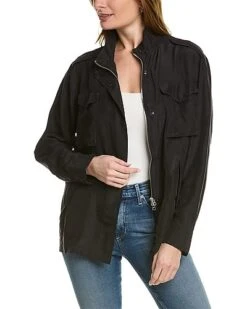 Rag & Bone Roth Silk Field Jacket Women