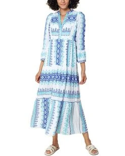 Embroidered Maxi Dress Women