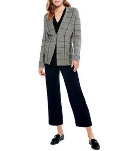 Placed Plaid Blazer Women -Women's Fashion General Store 1411275235 RLLD 4