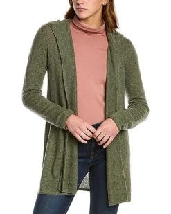 Hooded Cashmere Cardigan Women