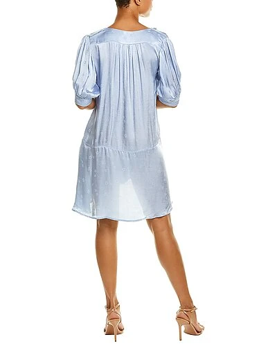 Crinkle Half-Sleeve Mini Dress Women 4 Crinkle Half-Sleeve Mini Dress Women - Image 2