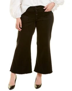 NYDJ Plus Patchie Major Ankle Flare Jean Women