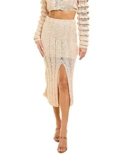LoveShackFancy Arbor Midi Skirt Women