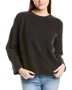 EILEEN FISHER Boxy Wool-Blend Pullover Women