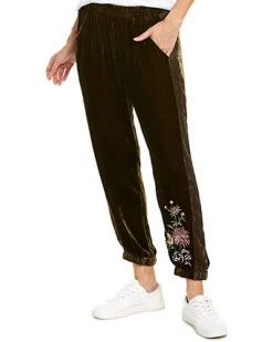 Johnny Was Vitaly Silk-Blend Pant Women