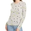 Star Print Cashmere Crewneck Sweater Women -Women's Fashion General Store 1411921018 RLLD 1