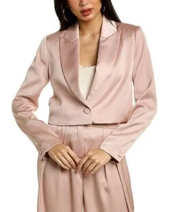 BCBGMAXAZRIA Cropped Blazer Women