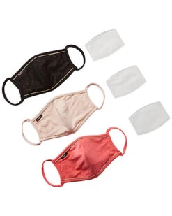 Pack Of 3 Cloth Face Masks Women