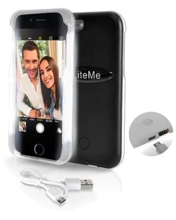 2 In 1 IPhone Selfie Case Light And Battery Pack Case Women