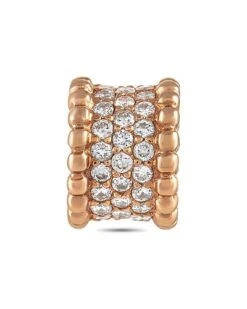 18K Rose Gold 1.00 Ct. Tw. Diamond Pendant Pendant Women