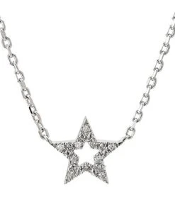 Ver Diamond Star Necklace Women
