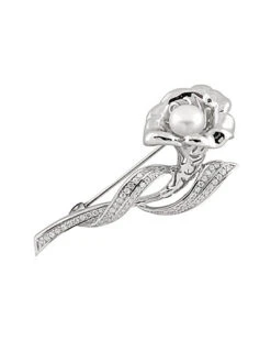 Ver 8-9mm Freshwater Pearl Brooch Women