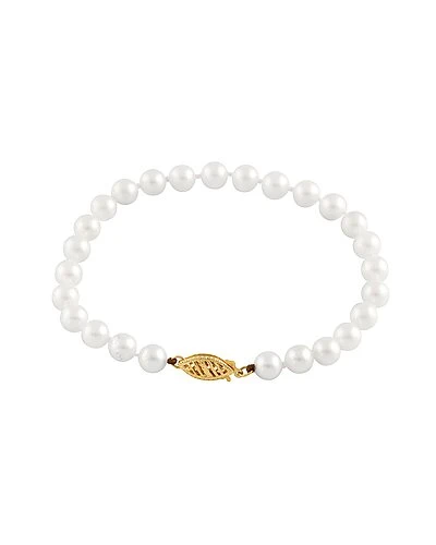 14K 5-6mm Akoya Pearl Bracelet Women 3 14K 5-6mm Akoya Pearl Bracelet Women