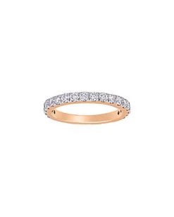 14K Rose Gold 0.90 Ct. Tw. Diamond Ring Women