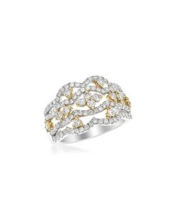 18K Two-Tone 1.20 Ct. Tw. Diamond Ring Women