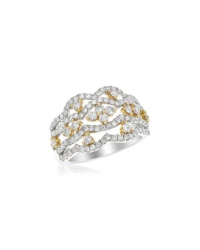 18K Two-Tone 1.20 Ct. Tw. Diamond Ring Women 3 18K Two-Tone 1.20 Ct. Tw. Diamond Ring Women