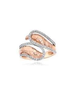 14K Two-Tone 0.35 Ct. Tw. Diamond Ring Women