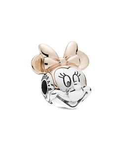 Pandora ESSENCE Rose & Silver Minnie Portrait Charm Women
